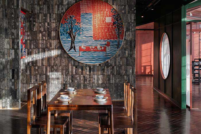 260平米鄭州精品餐廳設計效果圖